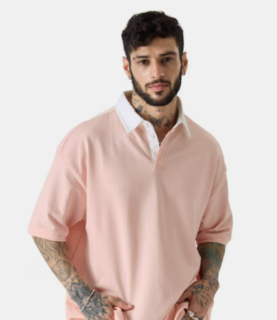 Men Round Neck Pure Cotton T-shirt