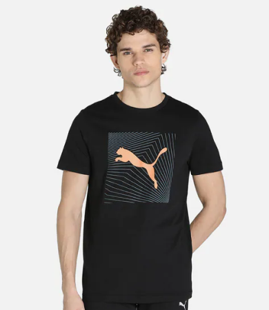 Men Round Neck Pure Cotton T-shirt
